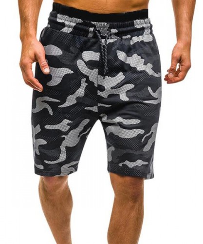 Men Short Black Camo-Men pants