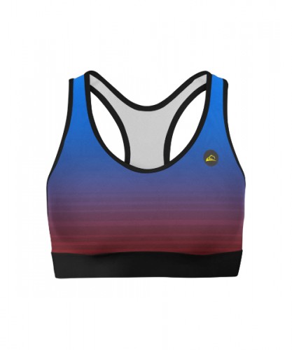 Strong Gradient Sports Bra is the best choice for the ladies for their yoga moves and fitness runs.