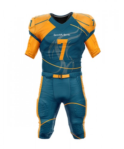 Spandexsports manufactures of Best quality custom football uniforms for high school, college, intramural and professional teams, as well as custom youth and flag leagues.