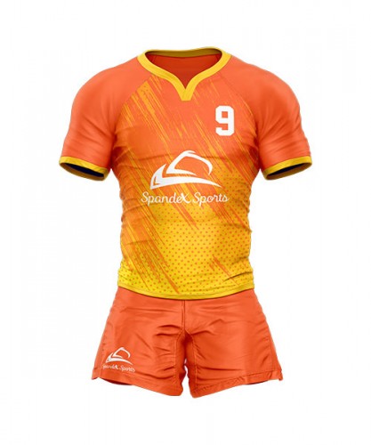 Spandex sports has everything you need for Rugby team uniforms, warm-ups, social apparel, and other kit.