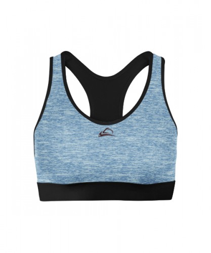 Soft Blue Sports Bra is the best option by Spandex Sports for Comfortable Feelings and easy to wear.