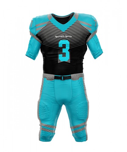 Spandex Sports offer custom American Football Practice Jerseys, Custom American Football Game Jerseys, Premium American Football Uniforms and Jerseys with Tons of Designs and Custom Logos