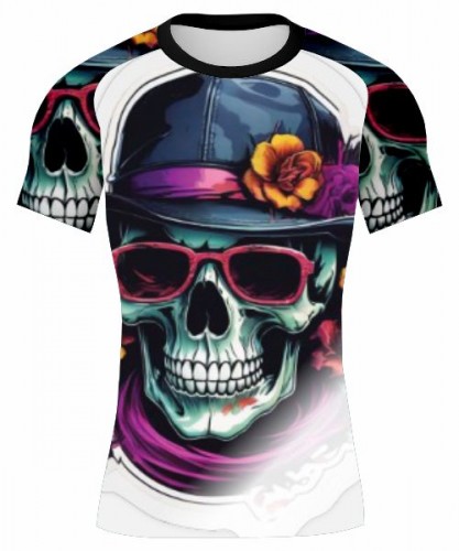 Custom Mischievous Skull Design - Unique & Bold Skull Art for Apparel & Accessories