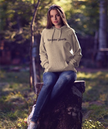 Hoodie Cotton Sand-women hoodie